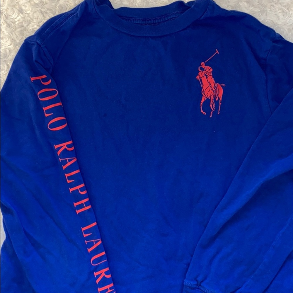 Boys Polo Ralph Lauren Long Sleeve T-Shirt - Picture 2 of 9